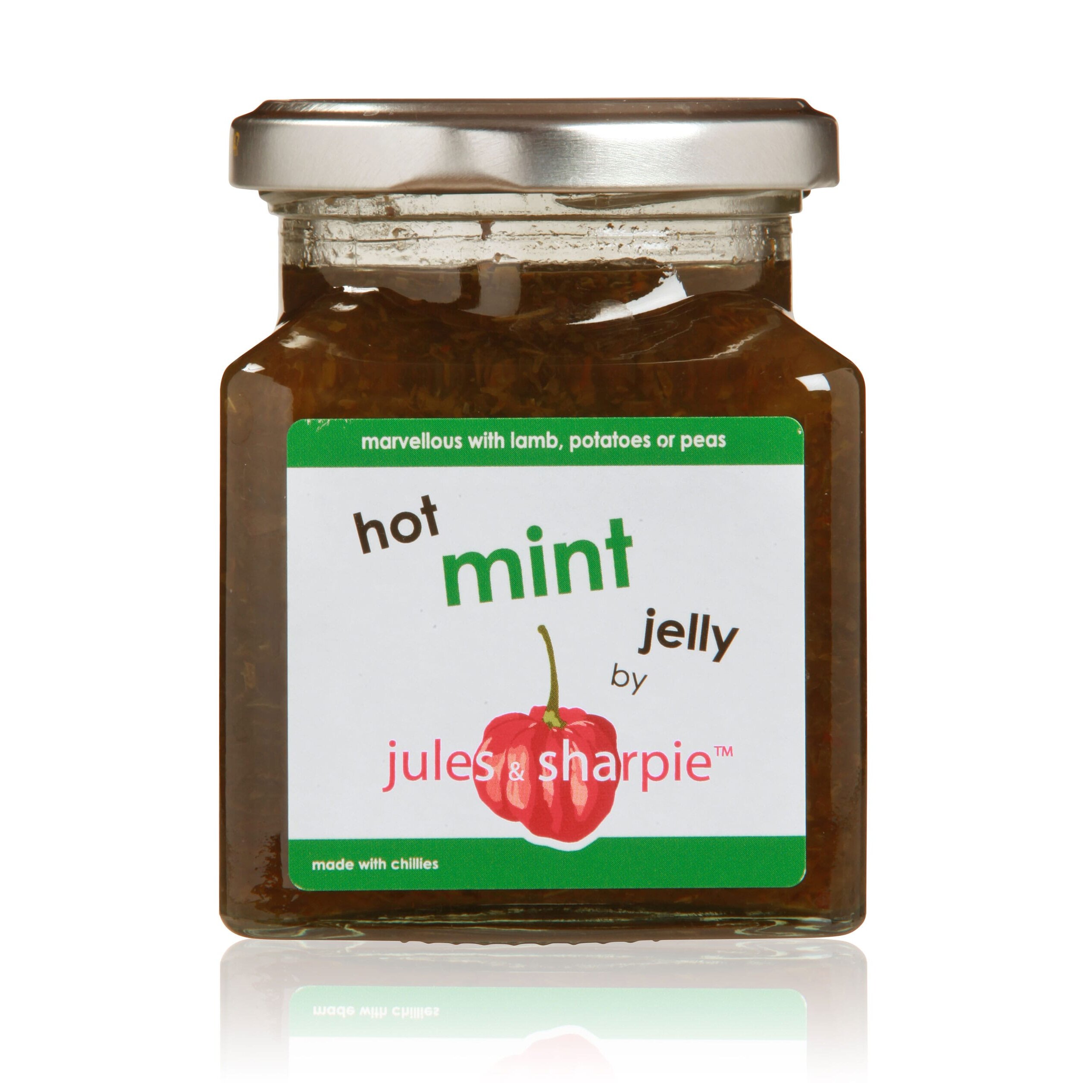 Jules and Sharpie Hot Mint Jelly - 6x300g